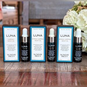 NEW Sunday Riley LUNA Retinol SLEEPING NIGHT OIL Trio!
